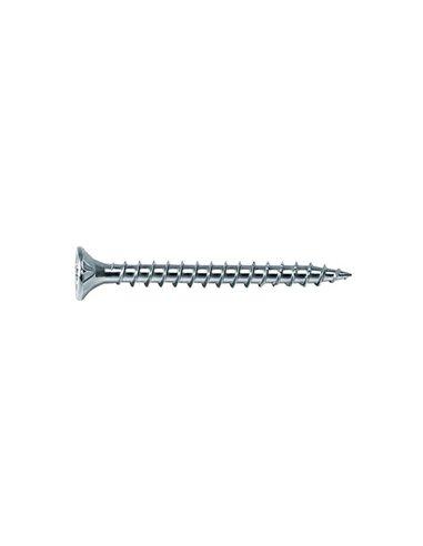 Caja 500 tornillo panel 4x30mm pozi zincado index