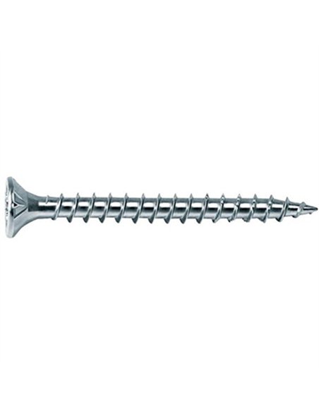Caja 500 tornillo panel 4x30mm pozi zincado index