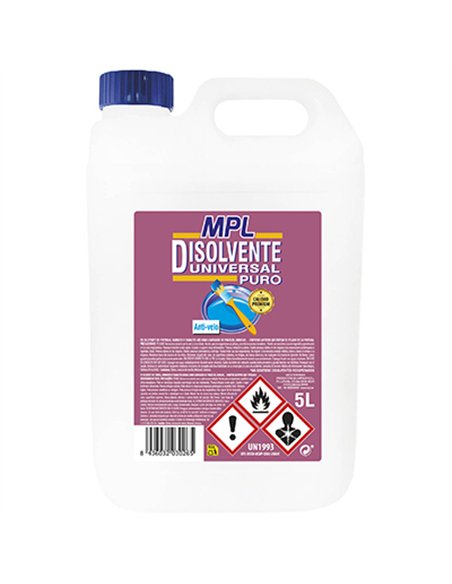 DISOLVENTE UNIVERSAL PURO 5lt 300795