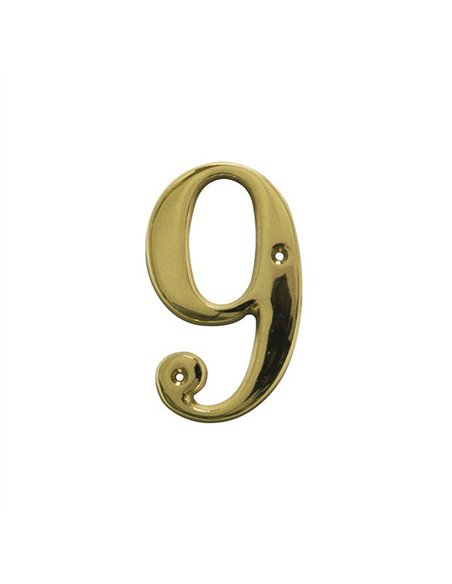 NUMERO 9 LATON 10cm 2674 AMIG