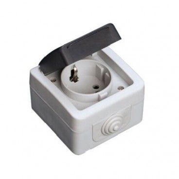 Base de enchufe estanco IP44 