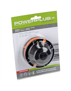 BOBINA 5mt HILO 2mm DESBROZADORA GASOL. POW6047A POWERPLUS 2