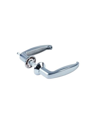 MANIVELA ALUMINIO CROMO REGULABLE 25/38mm MOD. 4101