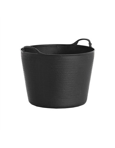 CAPAZO PLASTICO VENDIMIA NEGRO 42lt CAP42 PLASVIDAVI
