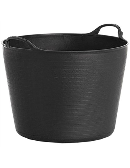 CAPAZO PLASTICO VENDIMIA NEGRO 42lt CAP42 PLASVIDAVI