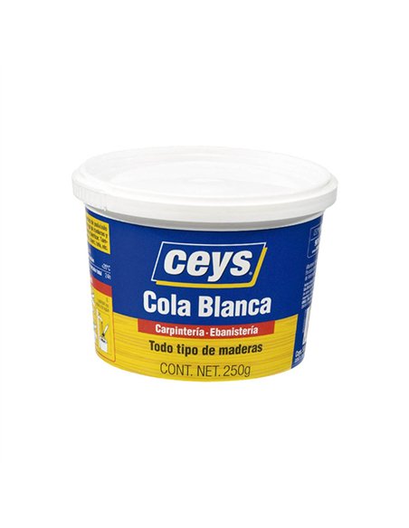 Bote cola blanca madera 250gr 501702 ceys