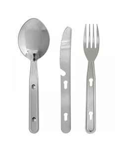 JUEGO 3 CUBIERTOS CAMPING INOX 720200 IBILI