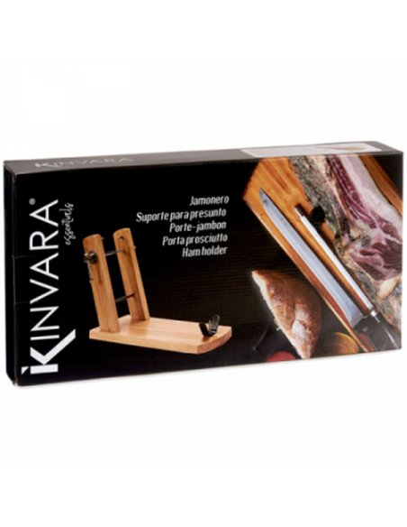 Jamonero madera lacada 18x44x33cm 55086 ar kinvara