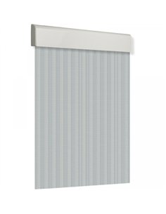 CORTINA PUERTA 120x210cm PLANA TOSCA nÂº5 CRISTAL TRANSP.