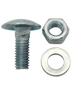 BOLSA 300 TORNILLO ESTANTERIA M6x15mm DIN 603 2