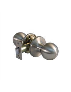 Pomo redondo paso cromo mate mod. 611 11129 amig
