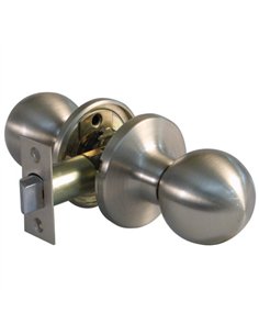 Pomo redondo paso cromo mate mod. 611 11129 amig 2