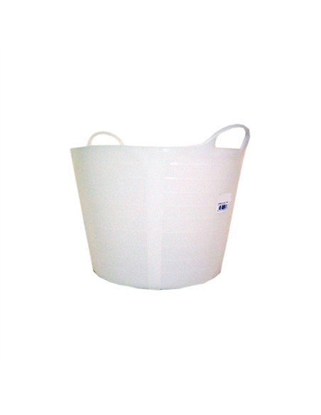 Capazo plastico uso alimentario blanco 38lt cap42al