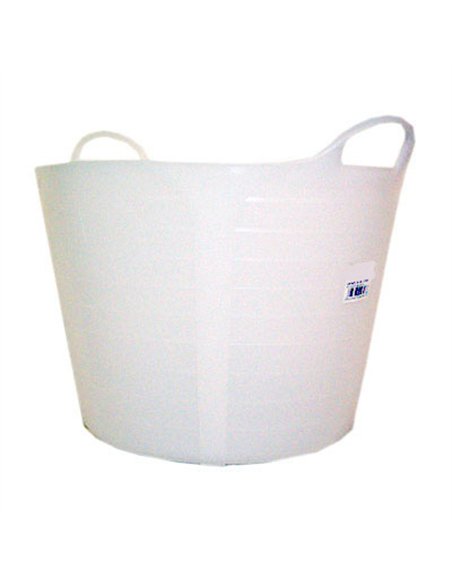 Capazo plastico uso alimentario blanco 38lt cap42al