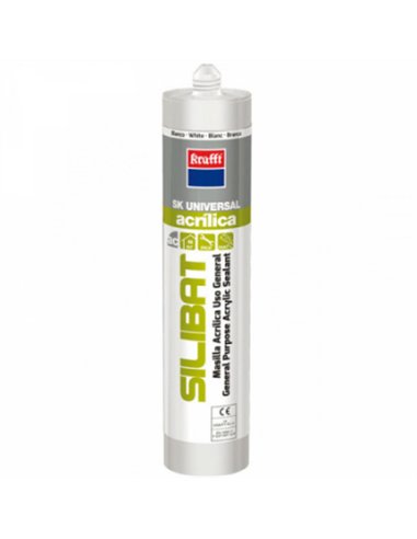 CARTUCHO MASILLA ACRILICA BLANCA 300ml 50323 KRAFFT