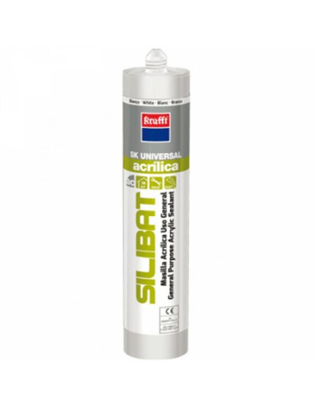CARTUCHO MASILLA ACRILICA BLANCA 300ml 50323 KRAFFT
