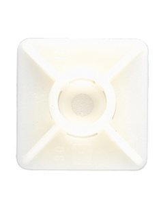 BOLSA 100 BASE BRIDA ADHESIVA BLANCA 19x19mm BBANA19 INDEX 2