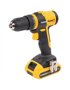 TALADRO PERCUTOR 20V SIN ESCOBILLA POWXB10060 POWERPLUS 2