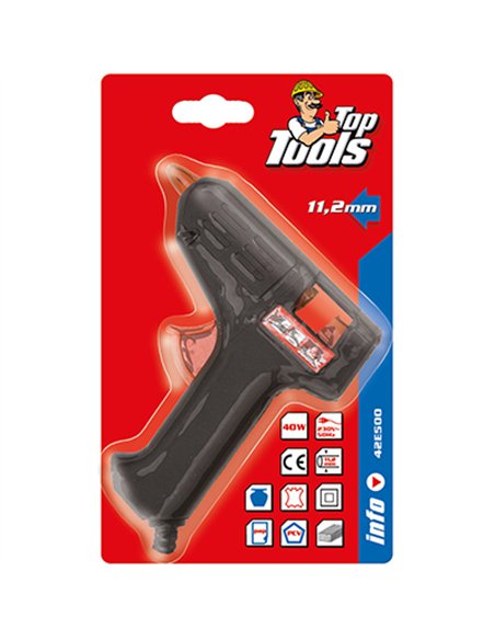 Pistola pegar caliente 40w 11mm 42e500 top tools