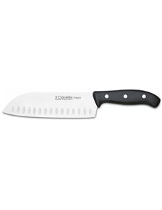 CUCHILLO SANTOKU 18cm MANGO POLIPROPILENO 0957 3 CLAVELES 2