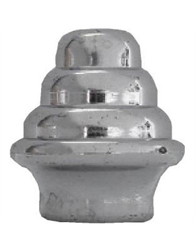 CAJA 100 TAPON REMATE RIZADO BLANCO 12mm 73318 MICEL