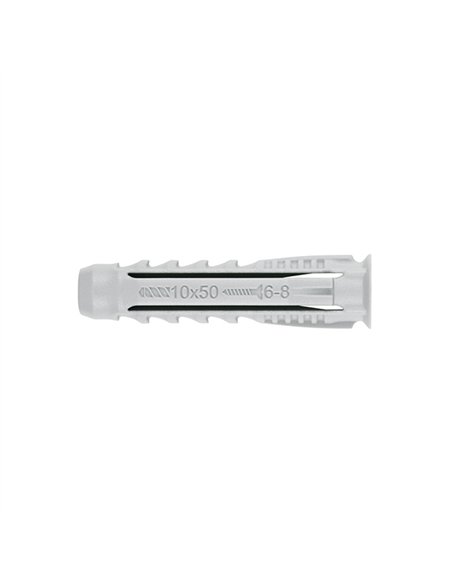 Caja 100 taco nylon sx 4 segmentos 6x30mm tn4s06 index