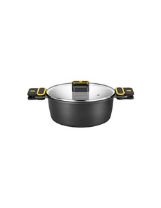 CACEROLA ALTA C/TAPA ALUMINIO FUNDIDO 20cm DAILY 510320 BRA