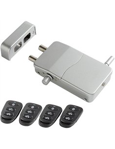 Cerrojo invisible con alarma plata ci10p-al arregui 2
