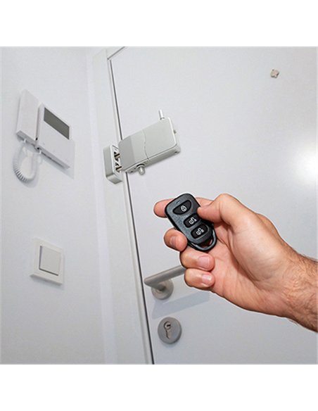 CERROJO INVISIBLE CON ALARMA PLATA CI10P-AL ARREGUI