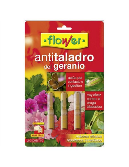 BLISTER 3 AMPOLLAS ANTITALADRO GERANIO 2ml 30519 FLOWER