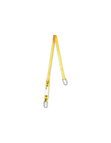 CINTA 1,8mt CON ABSORBEDOR Y MOSQUETONES 1888-ACI STEELPRO