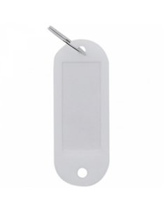BOLSA 100 LLAVEROS TARJETEROS PLAS COLOR BLANCO A-470 2