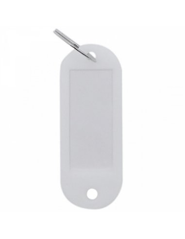 BOLSA 100 LLAVEROS TARJETEROS PLAS COLOR BLANCO A-470