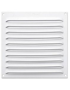 REJILLA VENTILACION ALUMINIO BLANCO 15x15cm CIS 2