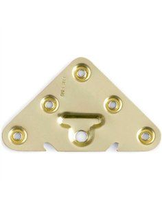 CAJA 100 COLGADOR TRIANGULO BICROMATADO 70mm 1301570 2