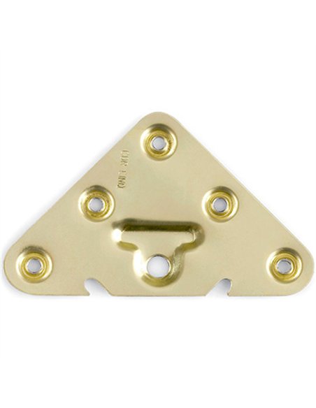 CAJA 100 COLGADOR TRIANGULO BICROMATADO 70mm 1301570