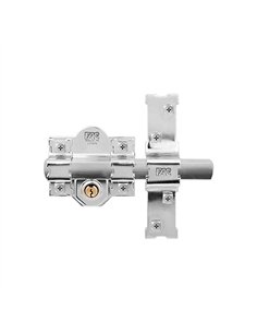 CERROJO 301L/120 LLAVE/LLAVE BOMB. PERFIL CROMO FAC