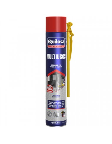 ESPUMA POLIURETANO CANULA 750ml MULTIUSOS QUILOSA