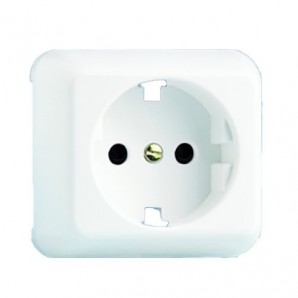 Tapa base de enchufe 2P+TT Simon 73 73044-30