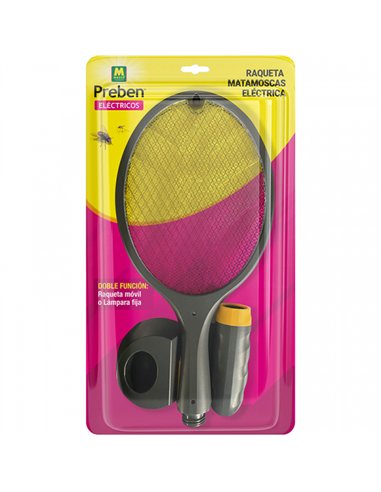 RAQUETA ELECTRICA INSECTOS A BATERIA 231677 MASSO