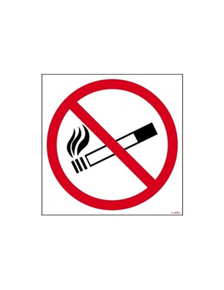 SEÃ‘AL ADH. PROHIBIDO FUMAR 10x10cm RD46652
