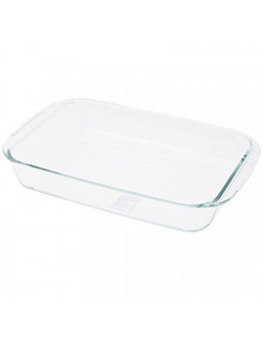 FUENTE RECTANGULAR BOROSILICATO 34x21cm 2,2lt 480734 IBILI