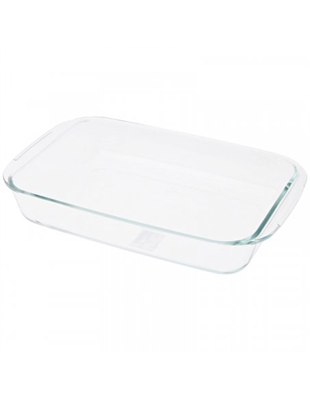 FUENTE RECTANGULAR BOROSILICATO 34x21cm 2,2lt 480734 IBILI