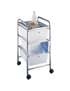 CARRITO CROMADO 3 CAJONES PLASTICO 32560-32569 AR 2