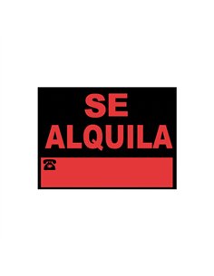 Señal se alquila 50x70cm 831158
