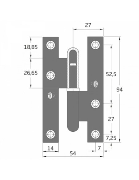 CAJA 20 PERNIOS 403-9,5 IZQ LATONADO 294 AMIG