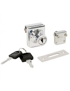CERRADURA PUERTA CRISTAL 32x5x7mm 610/4053 2