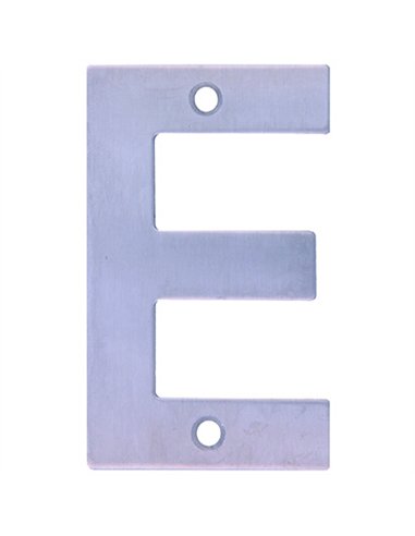 LETRA E INOX 10cm 6766 AMIG