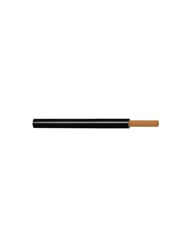 Rollo 100mt cable unipolar negro 2,5mm h07v-k