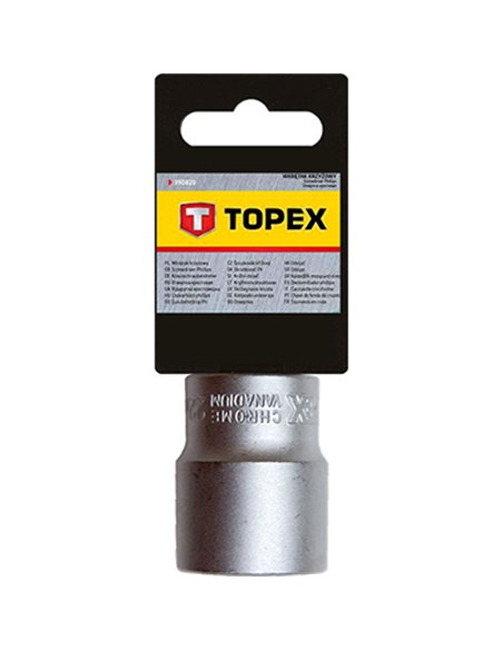 LLAVE VASO 10mm 1/2 CR-VAN. 38D710 TOPEX